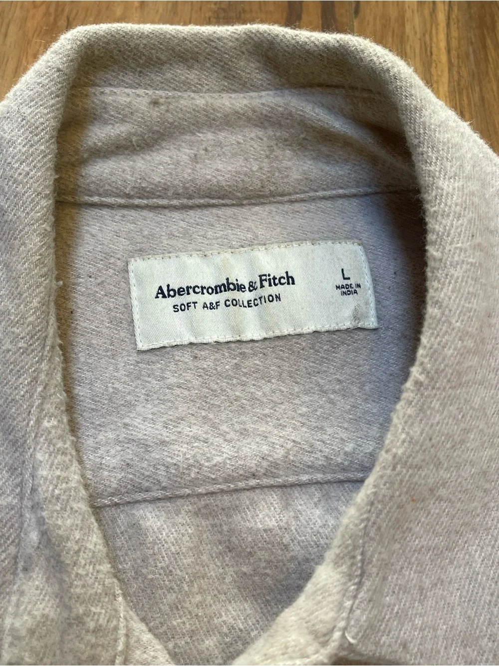Abercrombie & Fitch Soft A&F Collection Cotton Blend Shirt Jacket Shacket Size L